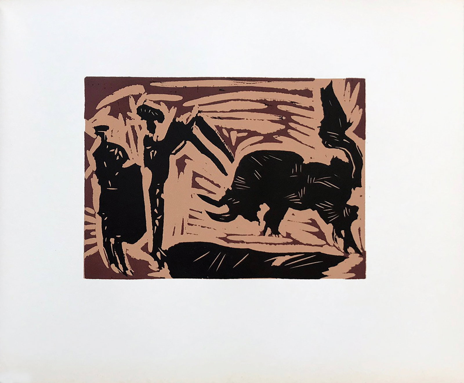 Pablo Picasso 40 Banderilles: Title: Pablo Picasso 40 Banderilles Artist: Pablo Picasso Description: Artist: Pablo Picasso Country: Spain Title: Banderilles Medium: Multichrome - 40 Marks: Not signed, not numbered Paper size 12.50