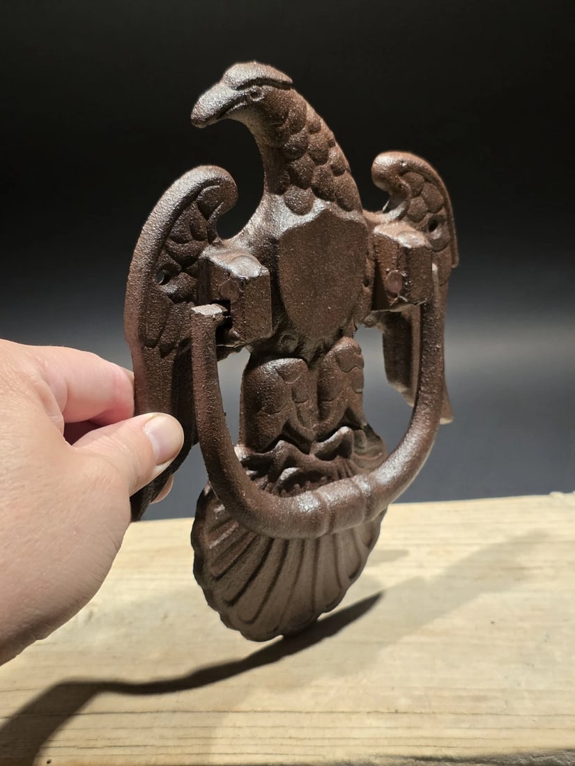 Cast Iron Eagle Door Knocker - 4