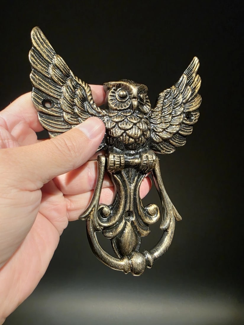 Cast Iron Owl Door knocker - 12