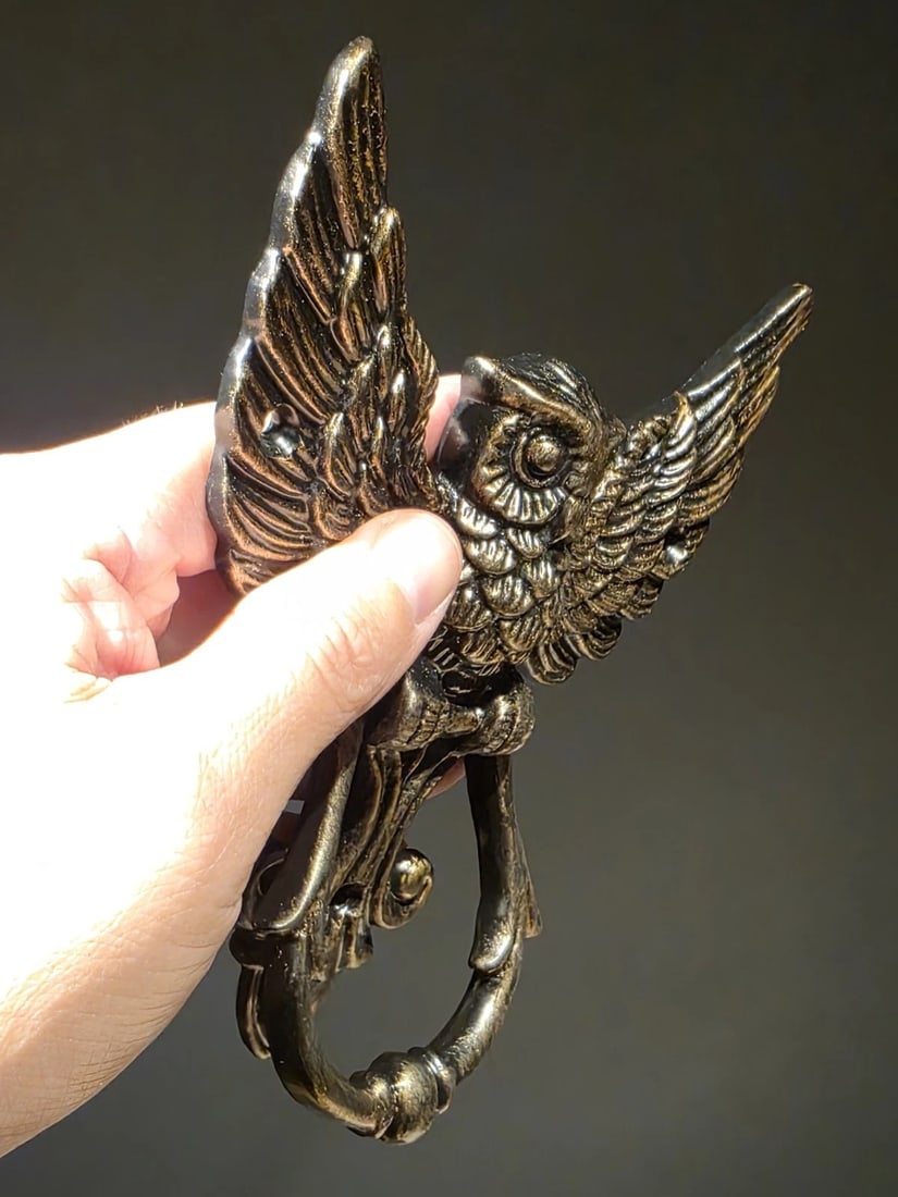 Cast Iron Owl Door knocker - 14