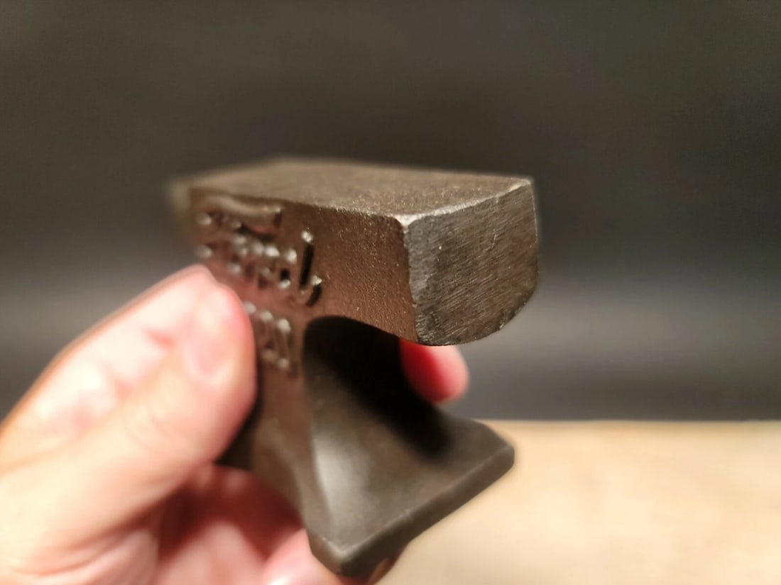 Cast Iron Ford Miniature Anvil - 9
