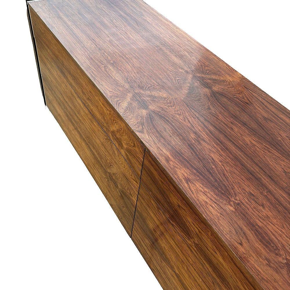 Mid-century Rosewood & Chrome Dresser by Robert Baron for Glenn of California - 4