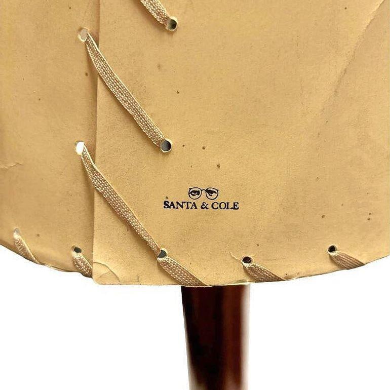 Nickel Básica M2 Table Lamp by Santiago Roqueta For Santa & Cole w/ Cone Shade - 4