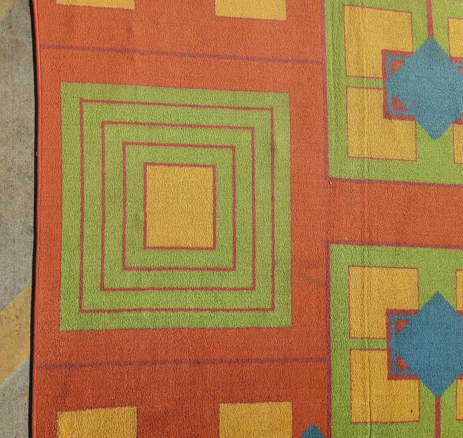 Original 6.4' X 13.7' Art Deco Revival Area Rug From the Arizona Biltmore - 3