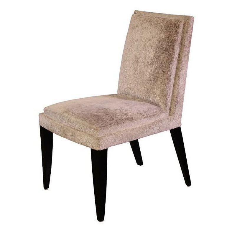 Dakota Jackson Transitional Velvet "Jio" Side Chair - 3