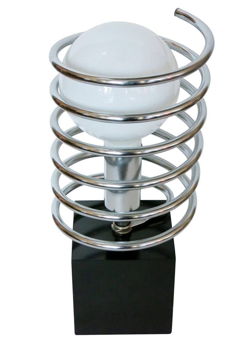 1960s Modernist Spring Table Lamp by Sonneman Lighting Company - 2