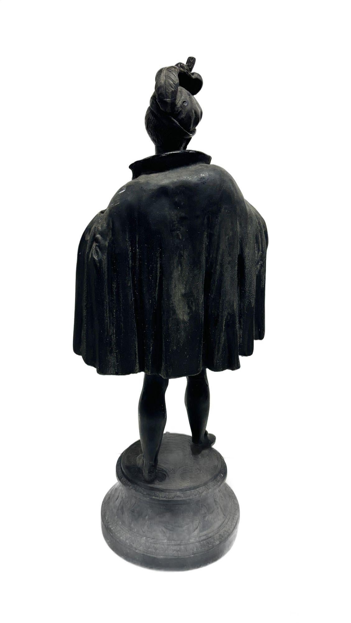 Spelter Cavalier Statue - 5