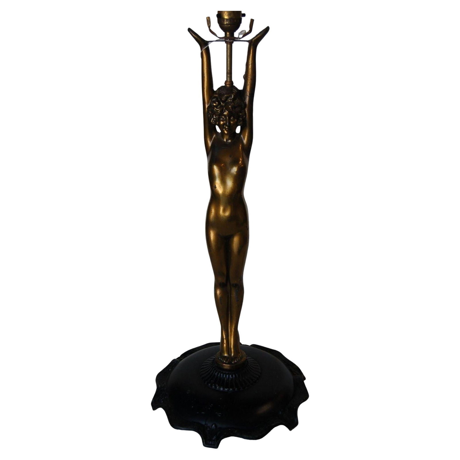 Nuart Bronze Standing Nude Figure Accent Table Lamp (1 of 5)