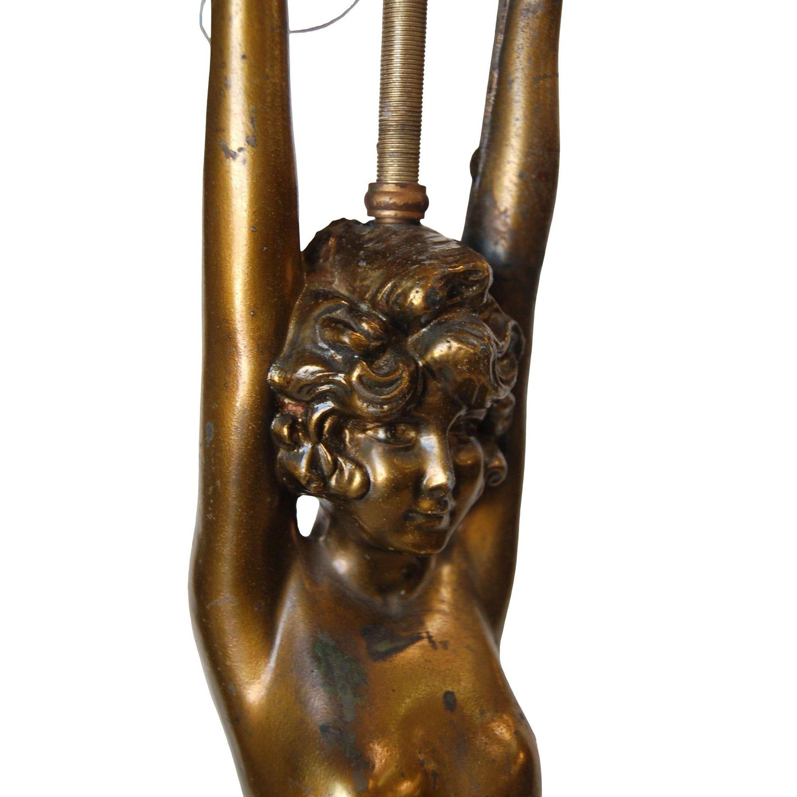 Nuart Bronze Standing Nude Figure Accent Table Lamp - 4