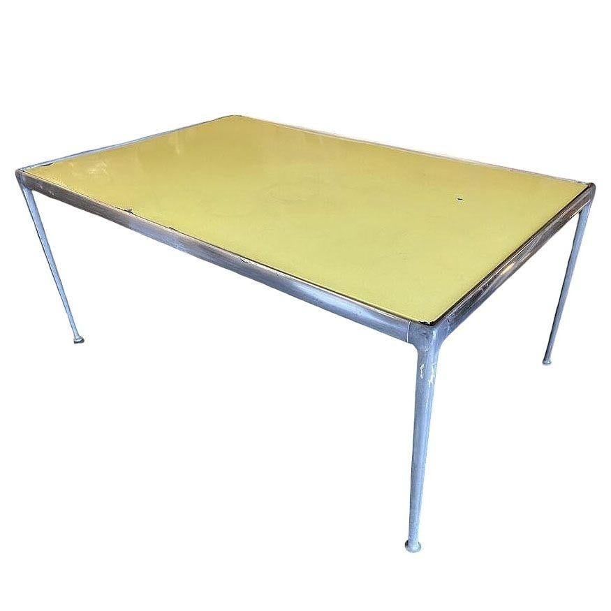 Mid Century Aluminum Dining Table w/ Enameled Tabletop by Richard Shultz, 1966 - 3