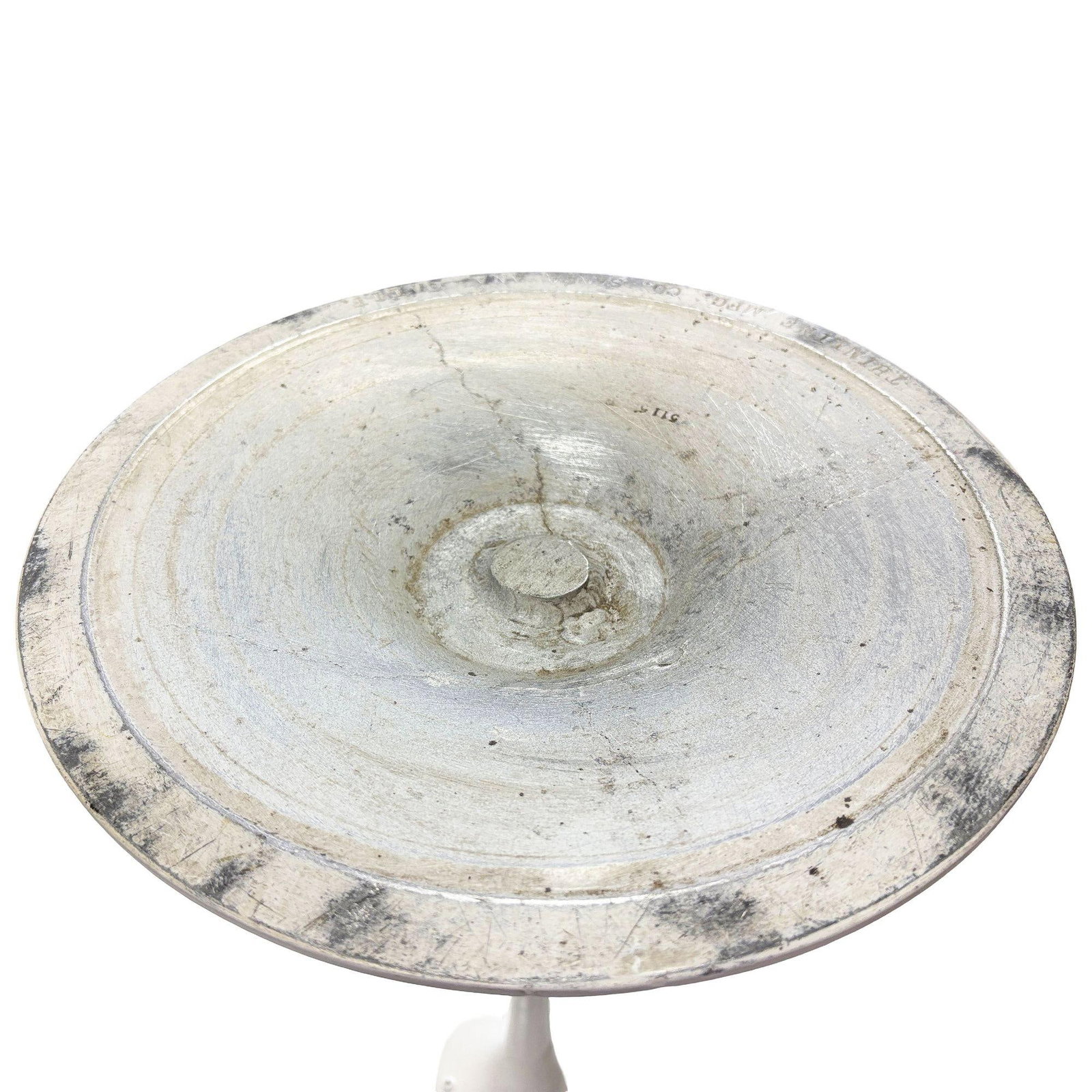 Mid-century Eero Saarinen Style Tulip Formica & Aluminum Side Table for Knoll - 5