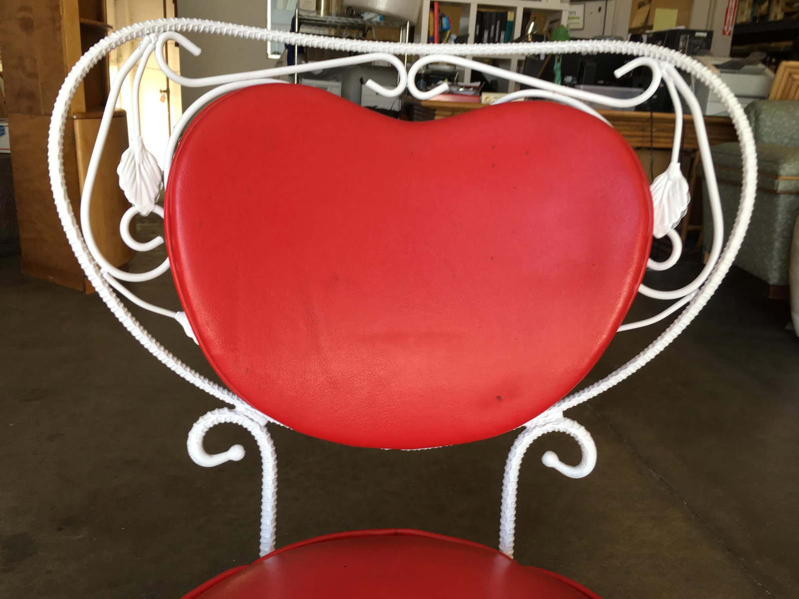 Custom Made Mid-century Iron & Steel Rebar Heart Patio Lounge Chair, Set of Four - 4