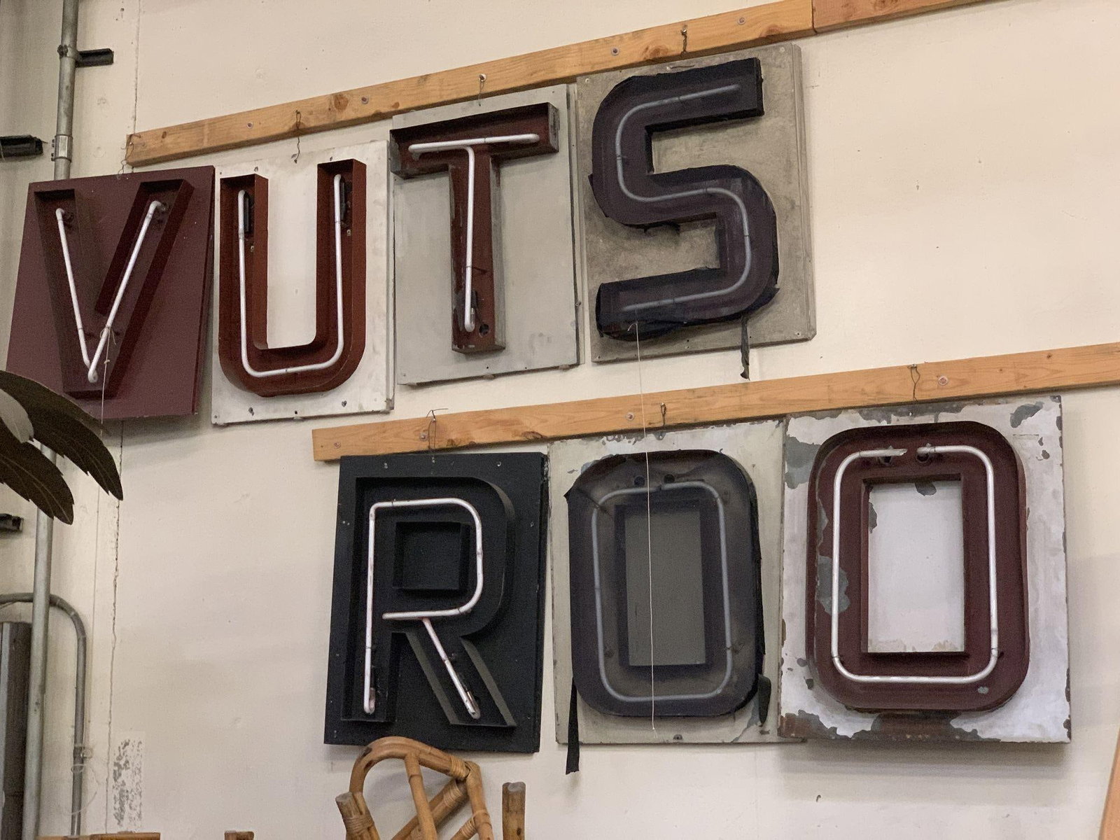 Large Vintage Neon Marquee Letters from the Iconic Pan-Pacific Auditorium - 3