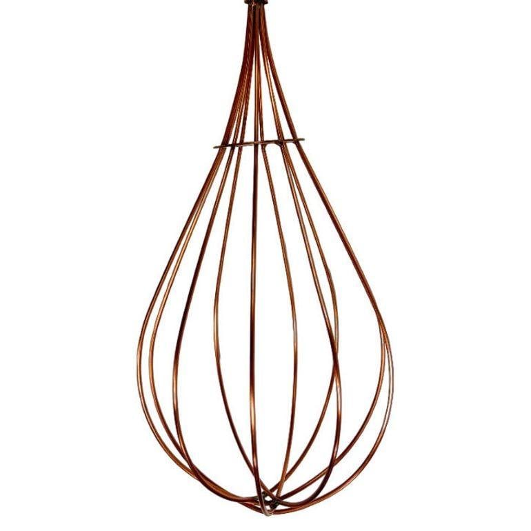 Large 26" Pop Art Copper Wire Whisk Wall Sculpture by Curtis Jere - 3