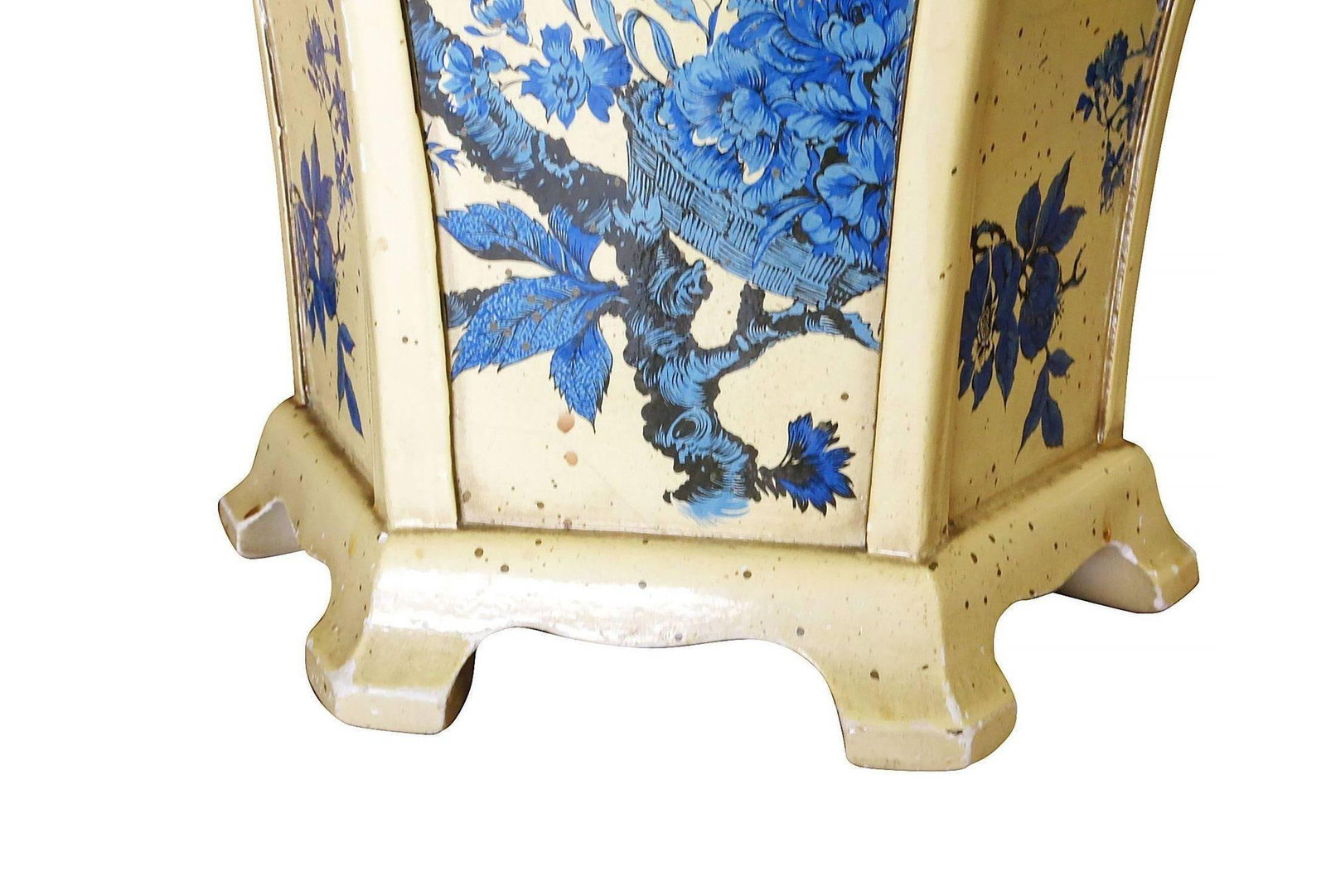 James Mont Style Enamel Asian Inspired Midcentury Lamp Pair - 2