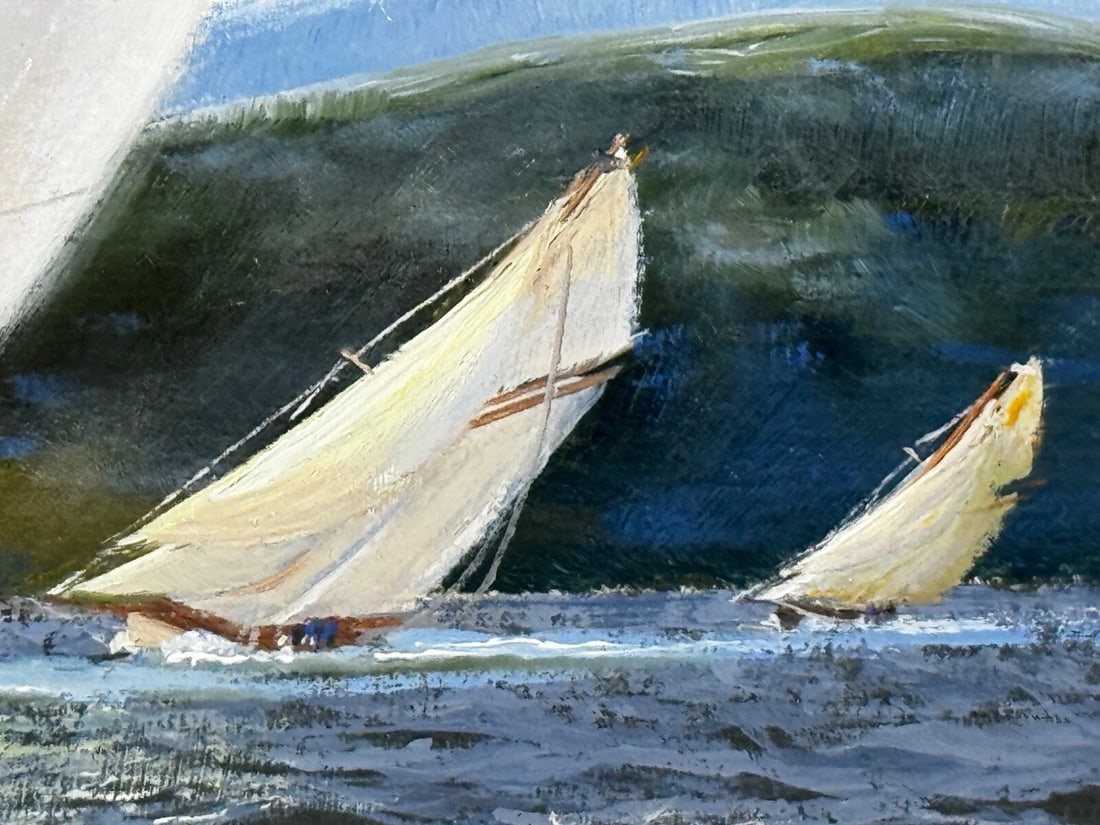 1894 Britannia & Vigilante With Valkyrie II & Satanita On Clyde Stephen J Renard - 19