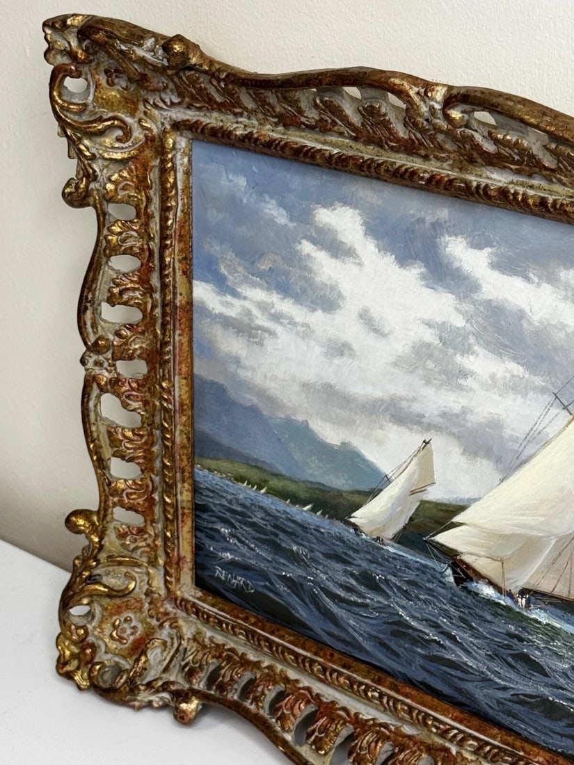 1894 Britannia & Vigilante With Valkyrie II & Satanita On Clyde Stephen J Renard - 7