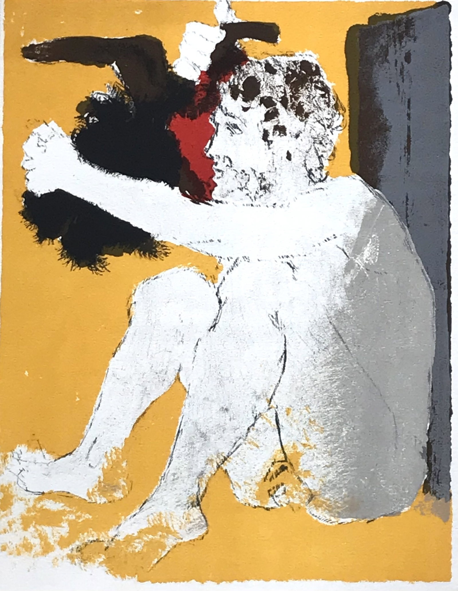 Paul Guiramand Original Lithograph V1-6 Fernand Mourlot 1969: Title: Paul Guiramand Original Lithograph V1-6 Fernand Mourlot 1969 Description: Artist: Paul Guiramand Country: France Title: Untitled? V1-6 Medium: Original Lithograph Marks: Not signed, not