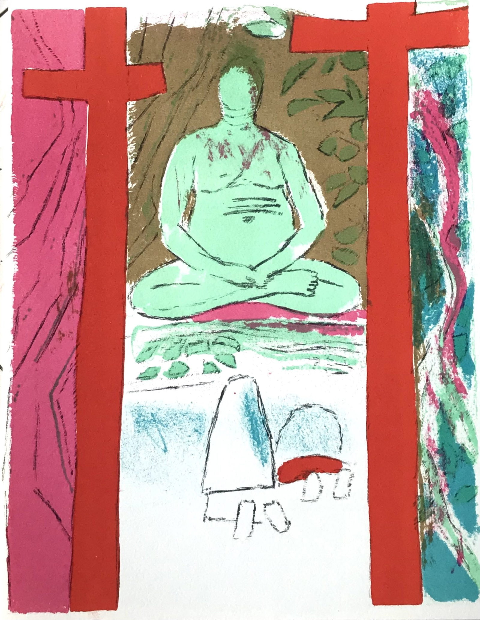 Paul Guiramand Original Lithograph V1-7 Fernand Mourlot 1969 (1 of 1)