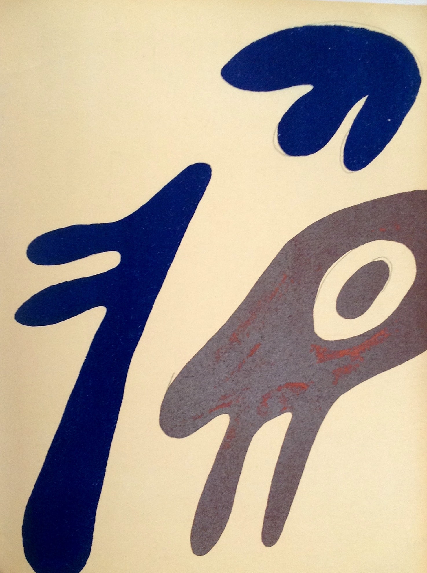 Jean Arp Original Lithograph XXe Siecle 1962: Title: Jean Arp Original Lithograph XXe Siecle 1962 Description: Title: Untitled Artist: Jean Arp Country: France - Germany Medium: Original Lithograph Marks: Not signed, not numbered Printed: 1962 in