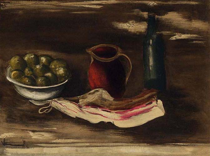 Vlaminck Lithograph 22 Still life with bacon 1958 Framed (1 of 4)