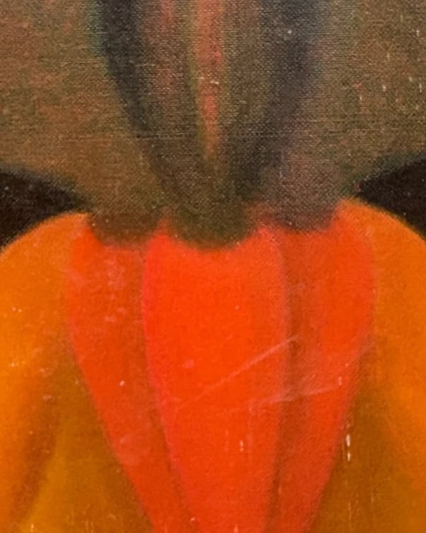 Modern Original PaintingLouis CARMEIL (1920-1999) Orange Abstraction Painting - 4