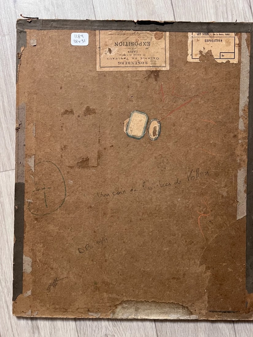 Antique Original Drawing Édouard-Jacques DUFEU (1836-1900) Coin de l'Atelier - 7