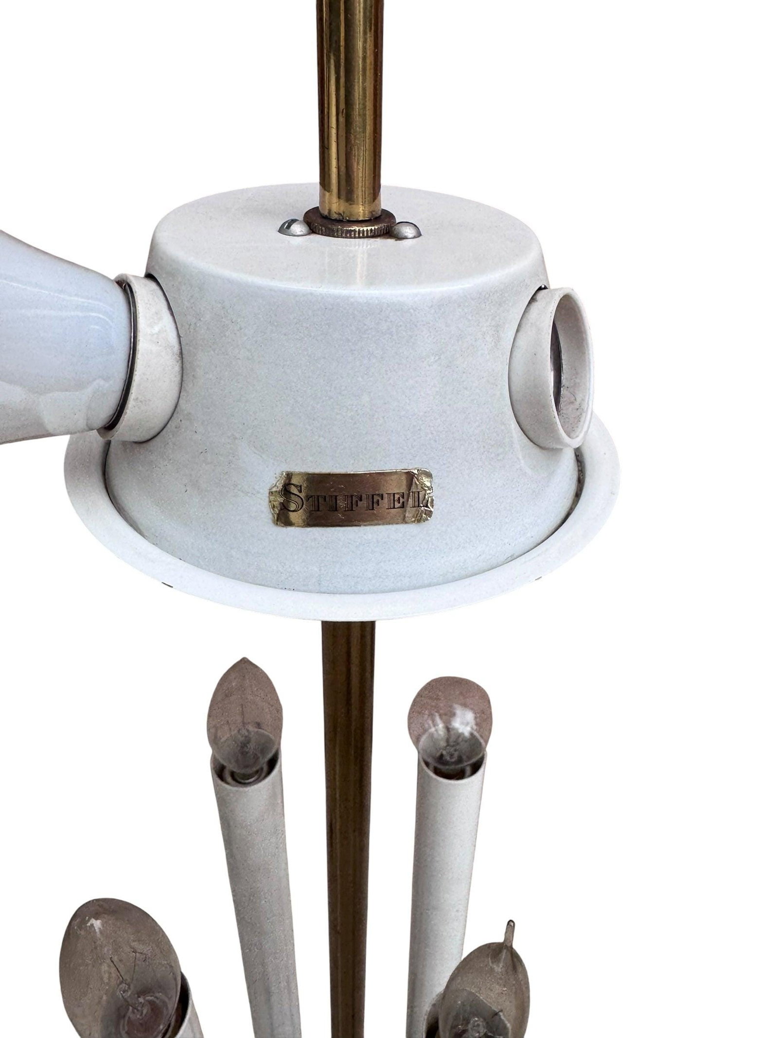 MCM Stiffle Candelabra Lamp by Tommi Parzinger - 6