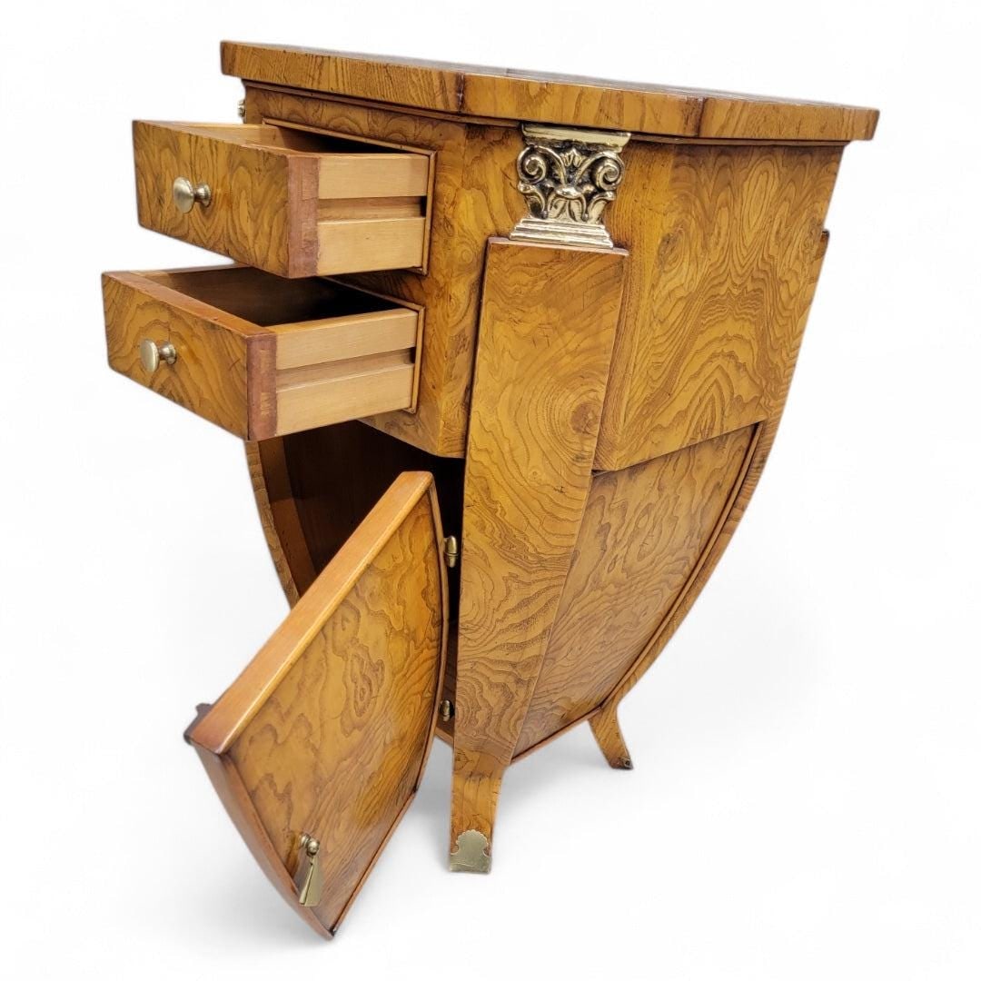 Art Deco Burl Side Table/Nightstand by William Switzer - 6