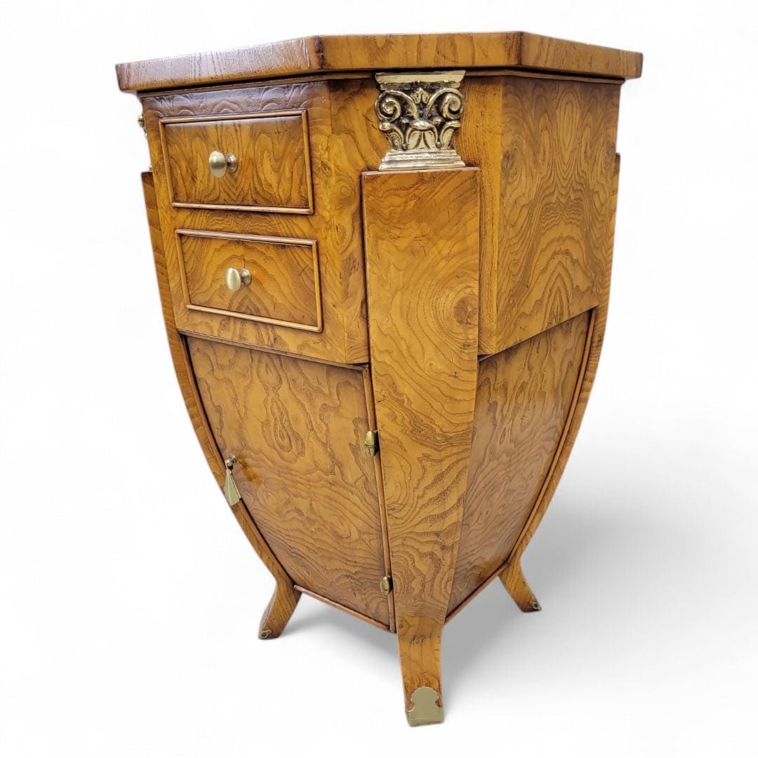 Art Deco Burl Side Table/Nightstand by William Switzer - 7