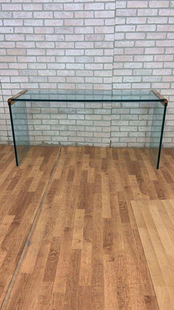 Mid Century Modern Waterfall Coffee Table and Console Table by Leon Rosen for Pace Collection - Set - 6