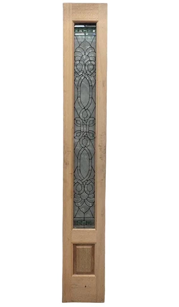 Vintage Mahogany Door and Two Sidelights - 7