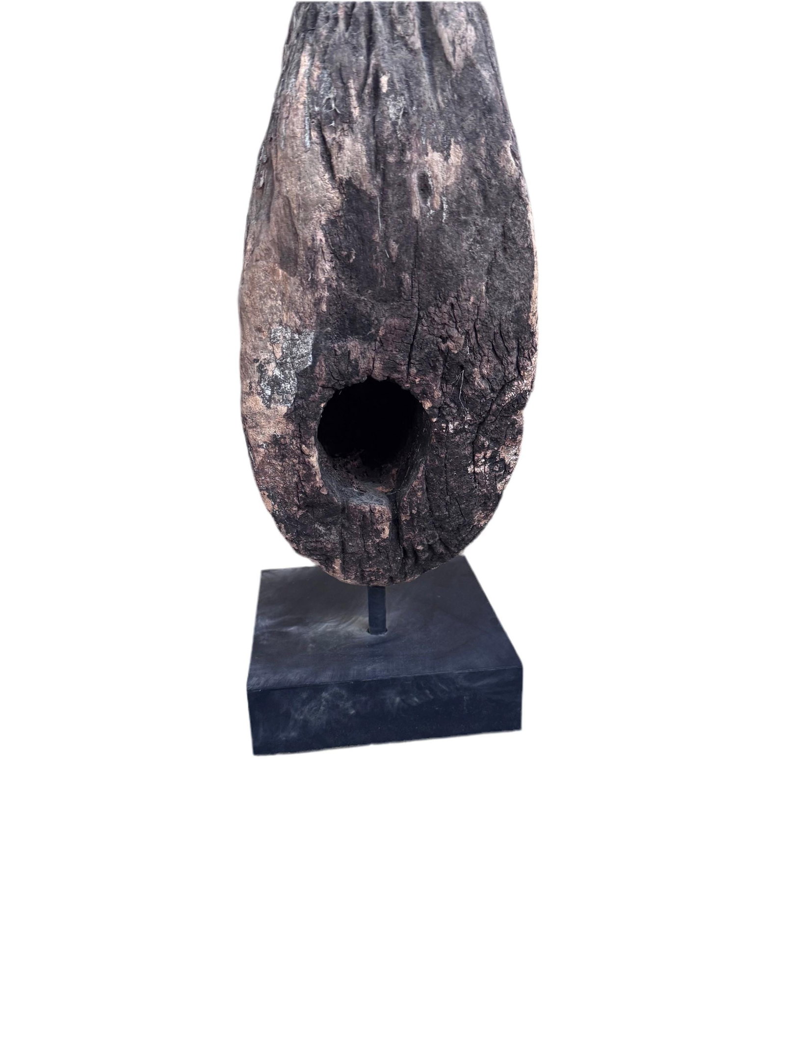 Antique Thai Naga Temple Finial with a Bell - 3