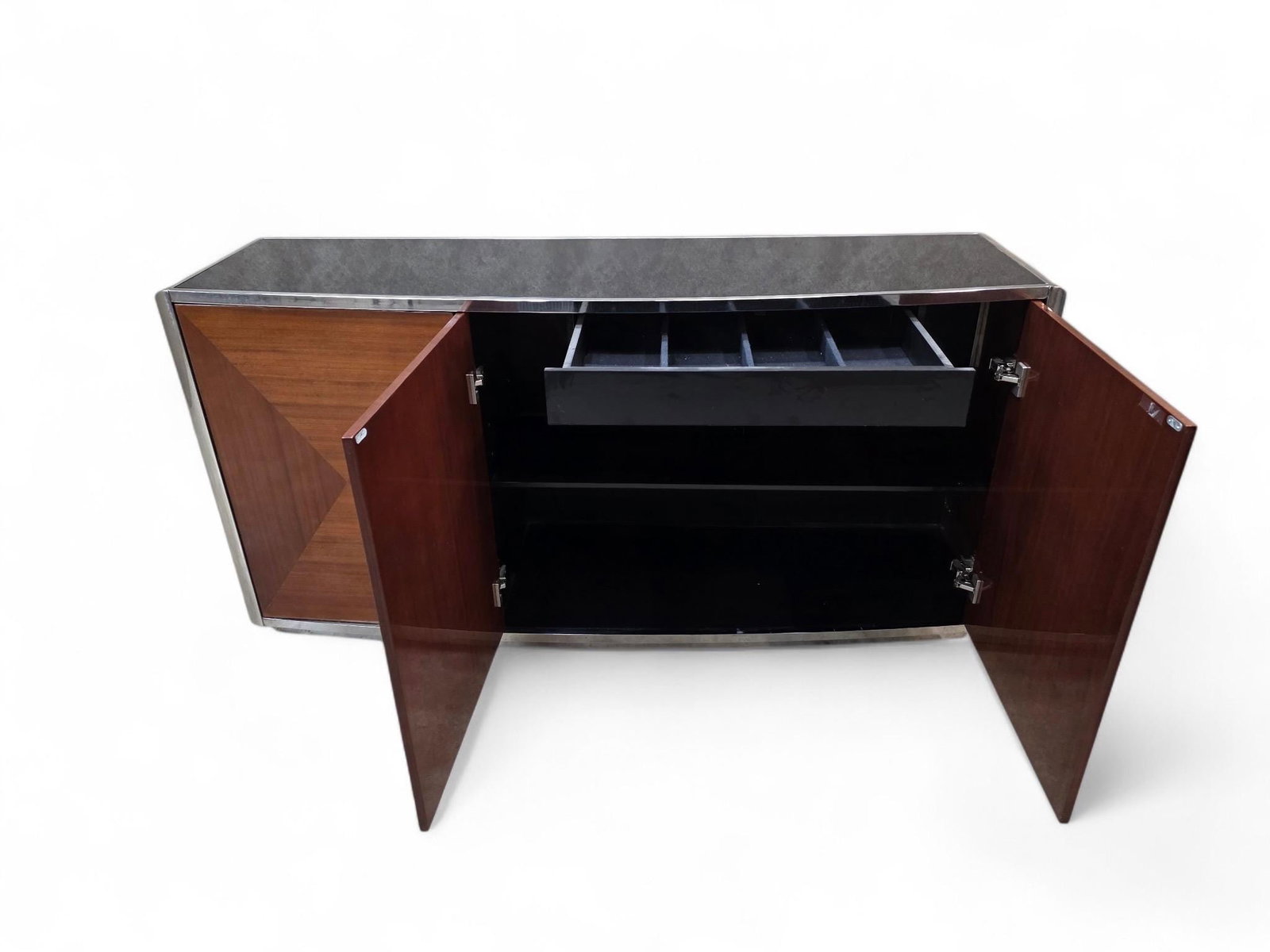 MCM Half Moon Sofa Console Table - 6