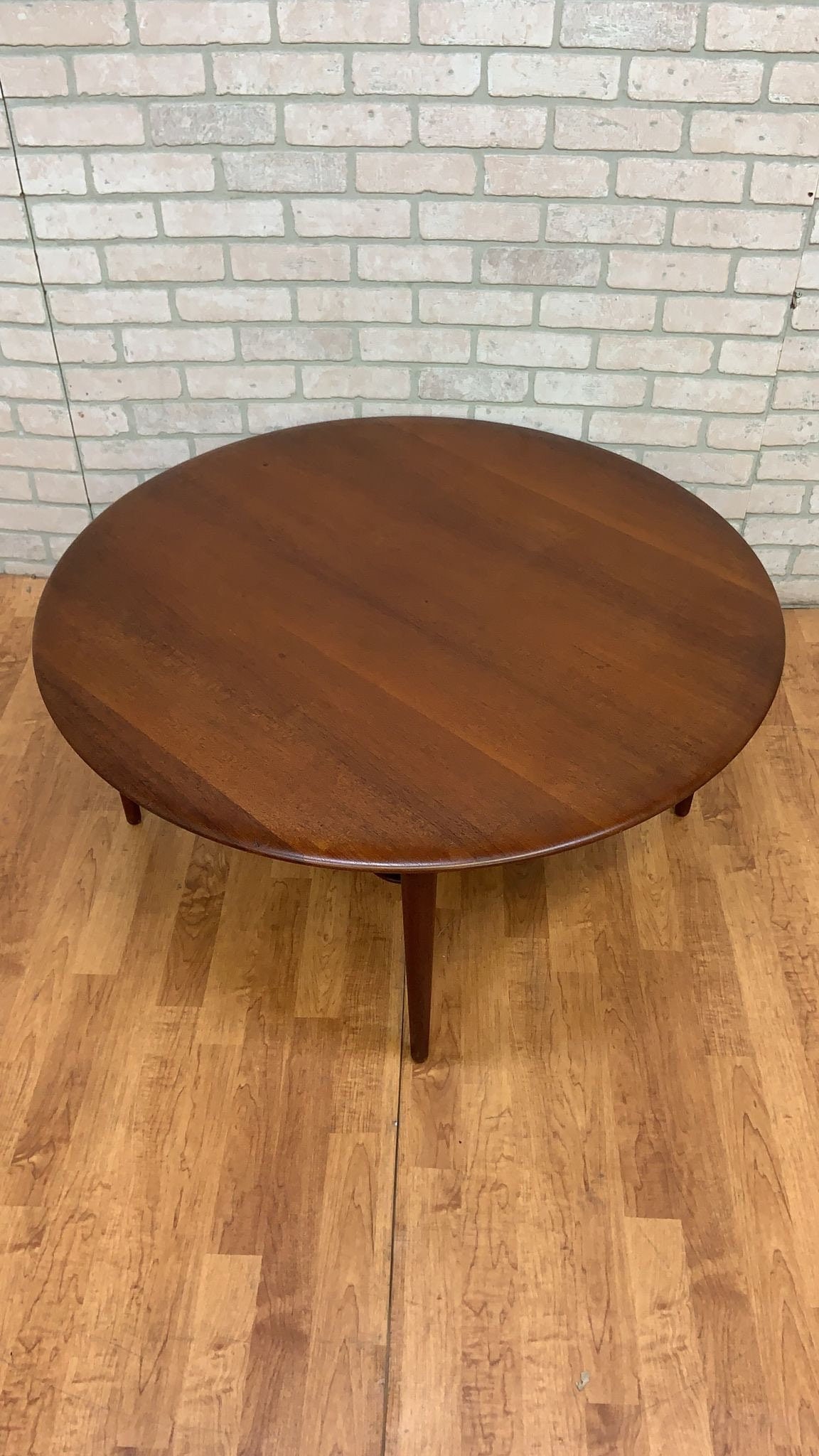 Vintage Danish France and Son Teak and Rattan Coffee Table - 5