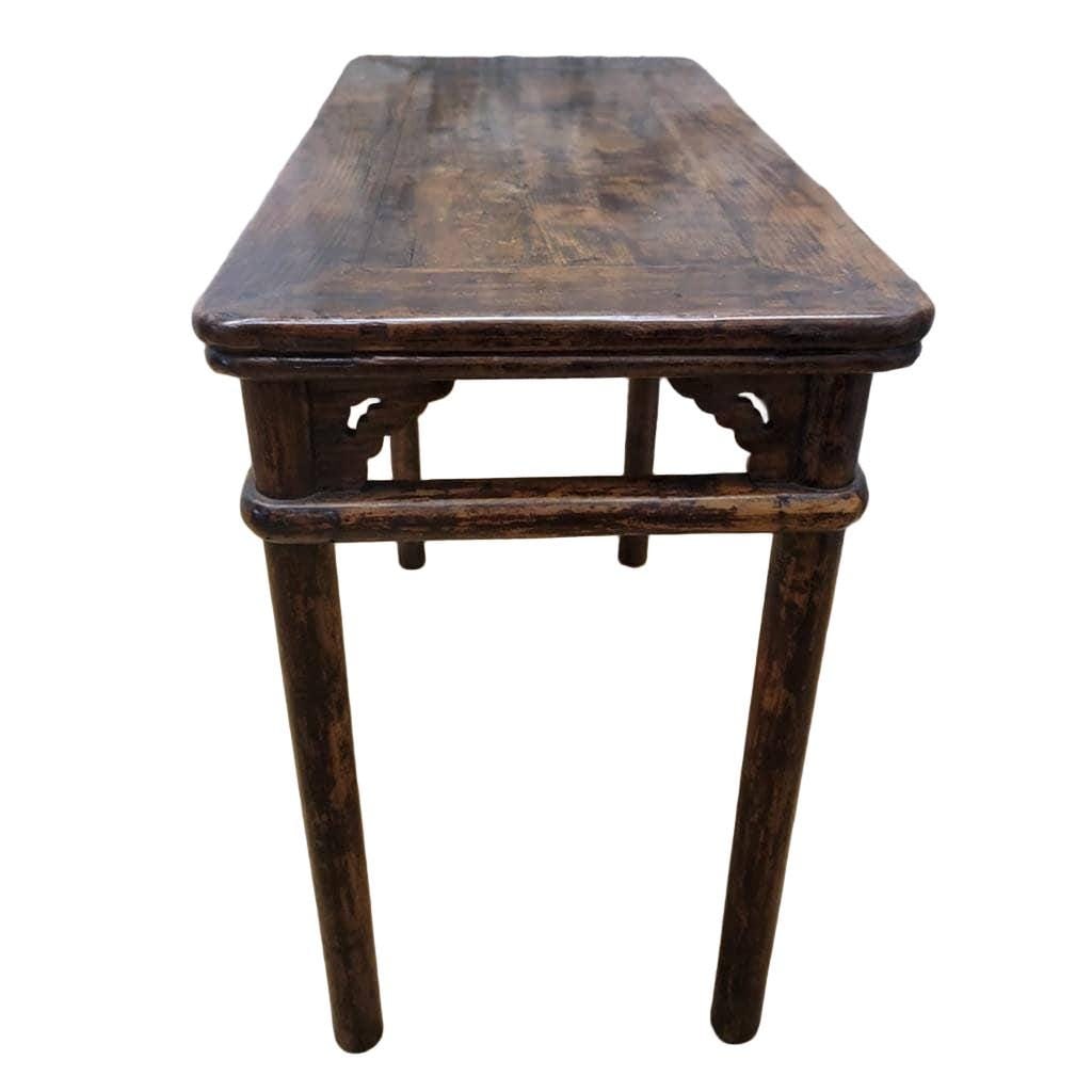 Antique Shanxi Province Elm Accent Table - 4