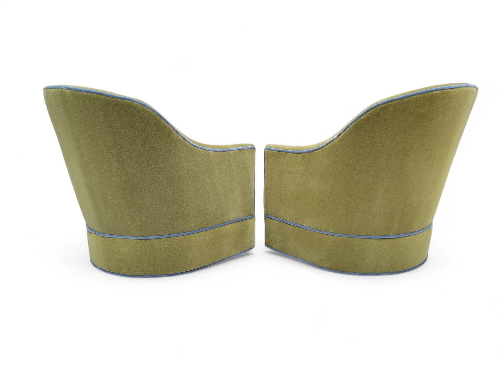 MCM Harvey Probber Style Barrel Back Swivel Chairs Newly Reupholstered - 4 - 3
