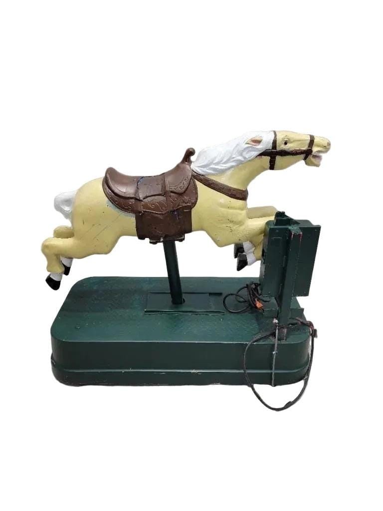 Vintage Coin Operated Carousel Horse Ride - 6