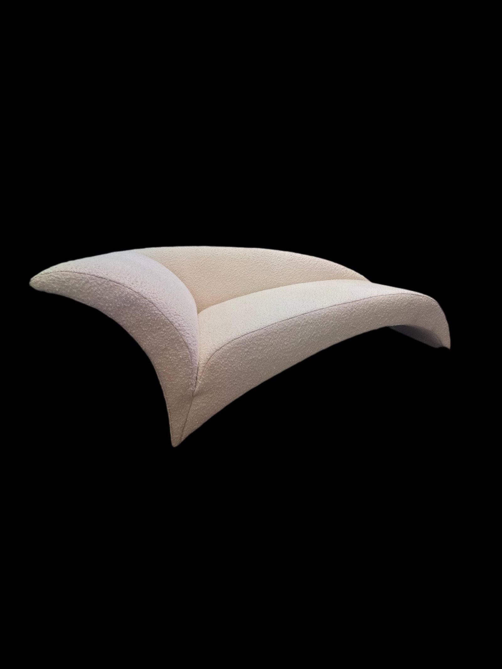 Postmodern Vladimir Kagan Marilyn Chaise Lounge Newly Reupholstered - 4