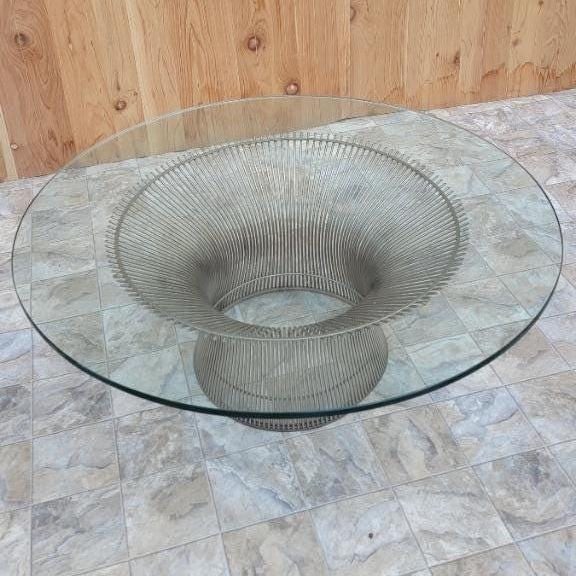 MCM Wire Base Coffee Table by Knoll - 5