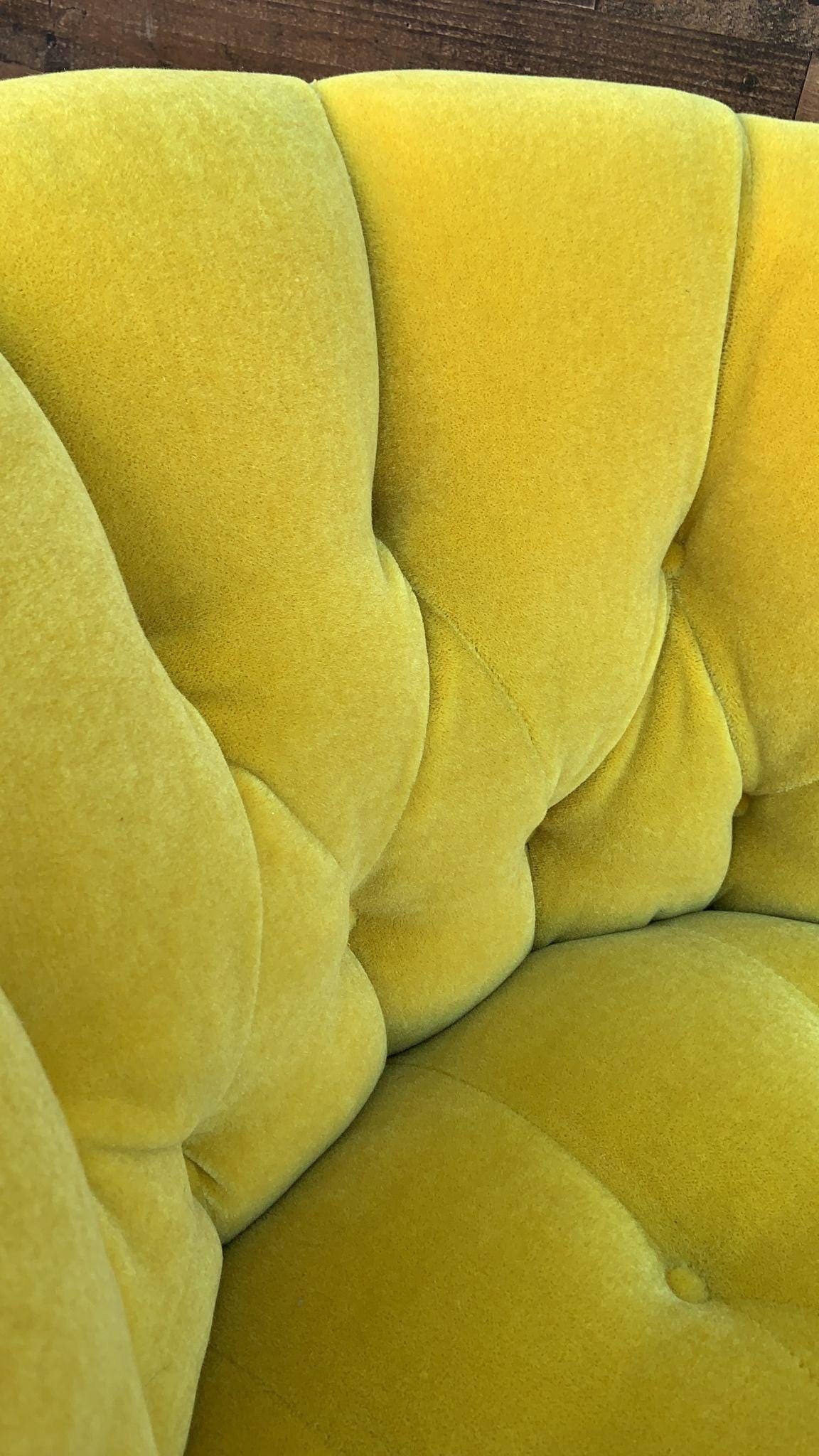MCM Tufted Barrel Back Swivel Lounge Chair Newly Reupholstered - 6