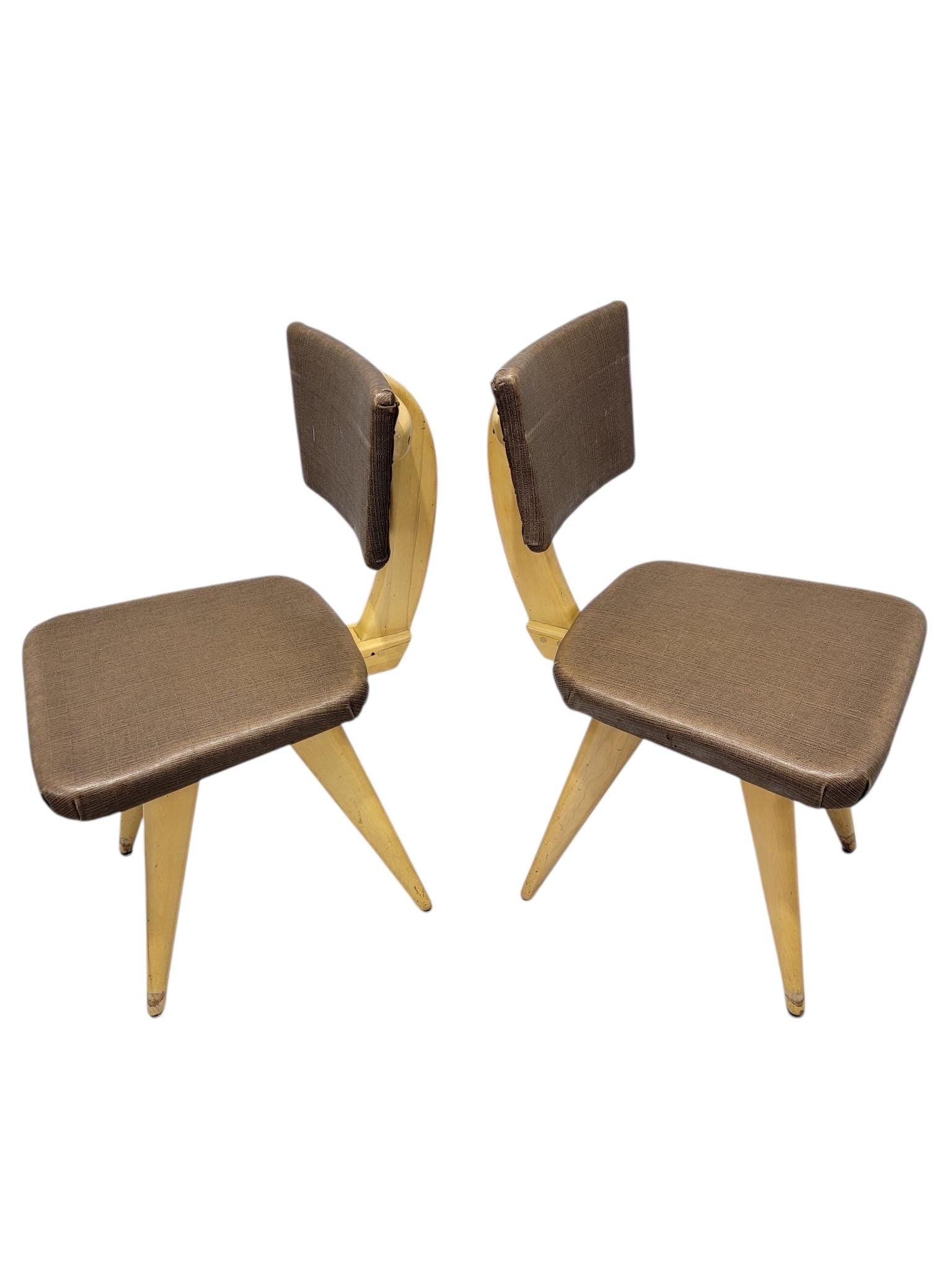 MCM Italian Style Sculptural Dining Chairs – 8 - 6