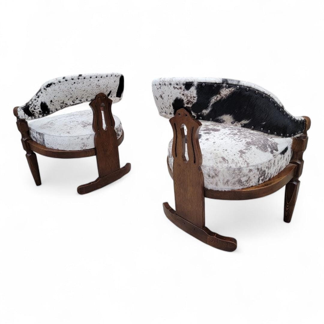 Modern Asian Inspired Dining Chairs Newly Reupholstered - 4 - 2