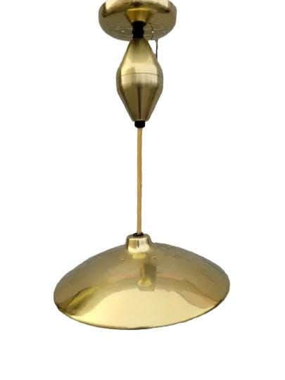 MCM Space Age Pull Down Ceiling Pendant Light - 5