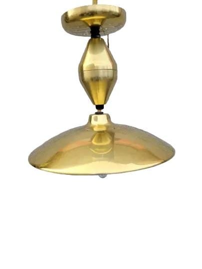 MCM Space Age Pull Down Ceiling Pendant Light - 6