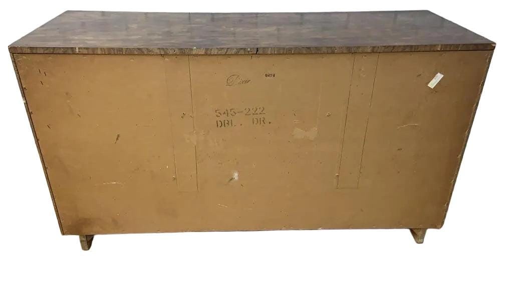 Vintage Campaign Style Dresser and Headboard by Dixie Campaigner - 3