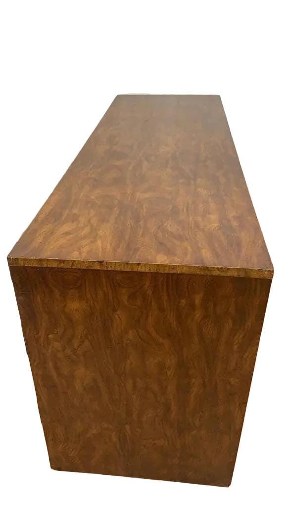 Vintage Campaign Style Dresser and Headboard by Dixie Campaigner - 4