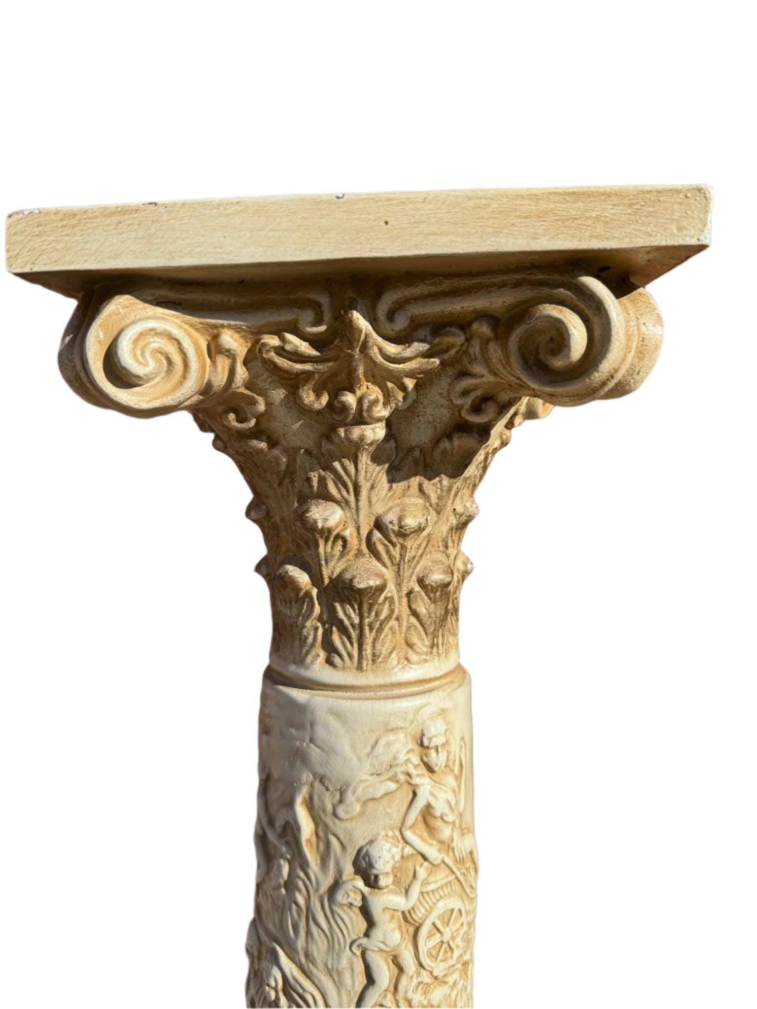 Vintage Neoclassical Style Roman Pedestal - 5