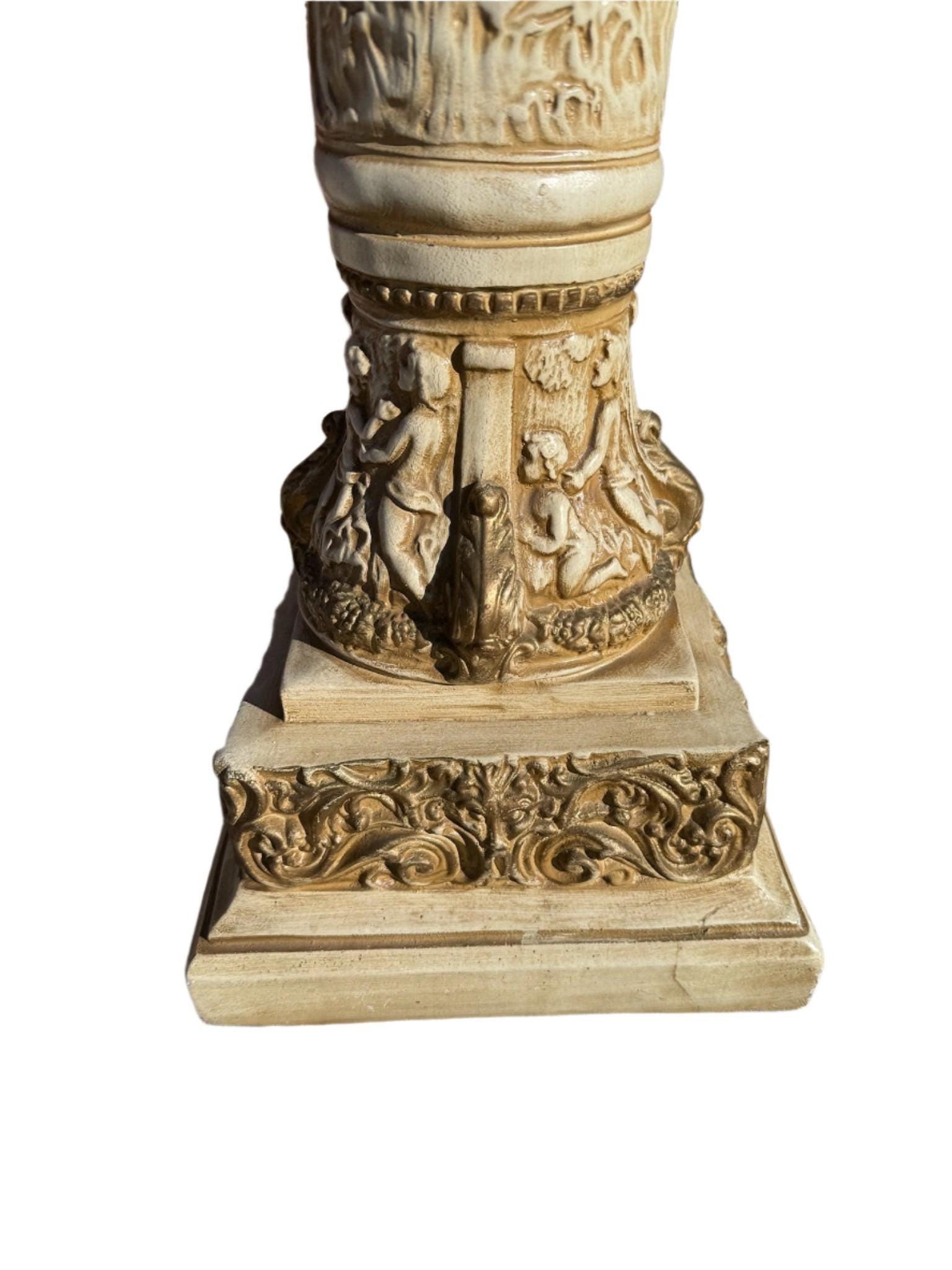 Vintage Neoclassical Style Roman Pedestal - 6