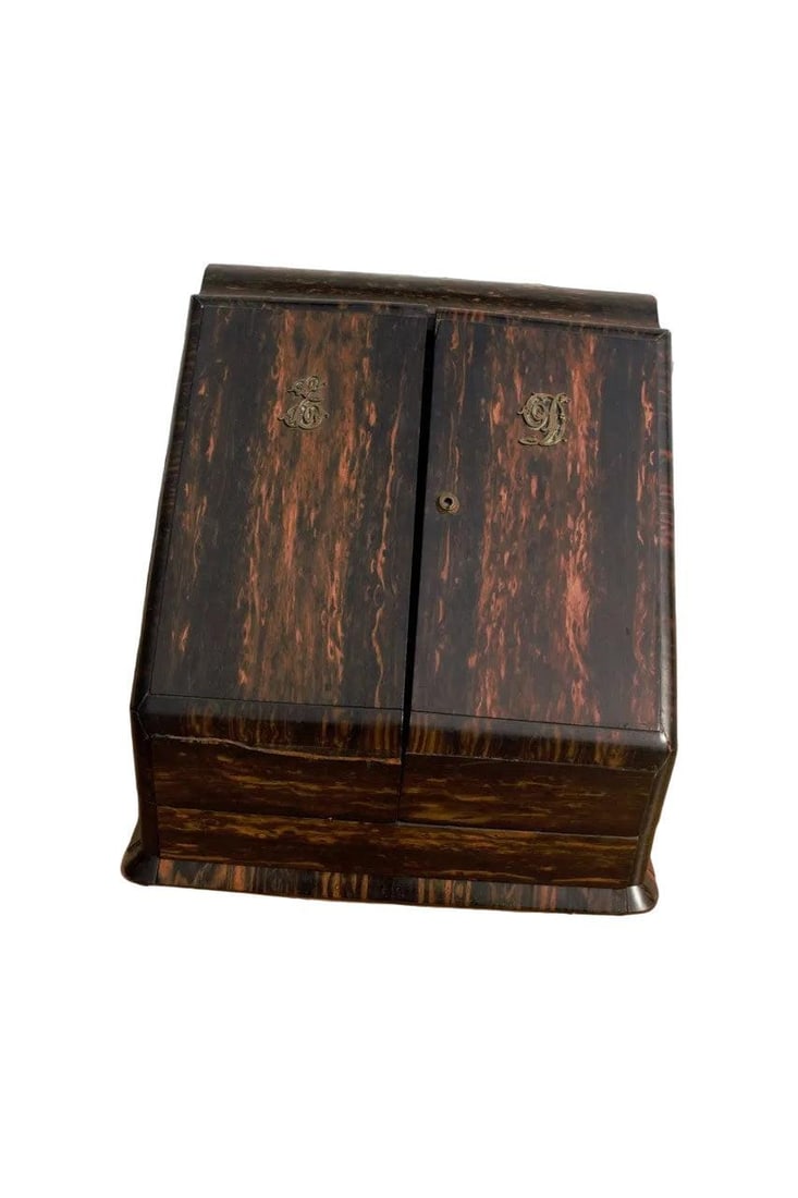 Antique Toulmin and Gale of New Bond Street Writing Desk Set - 3